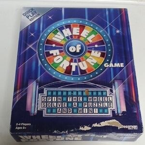 Wheel of Fortune Game - Blue Edition